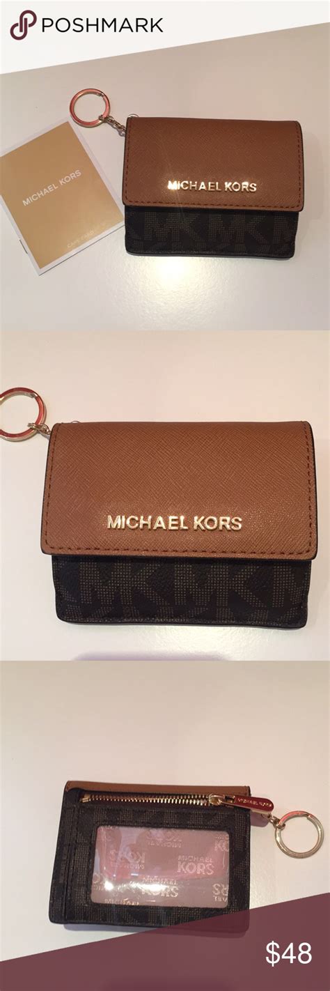 id wallet keychain michael kors|Michael Kors keychains for women.